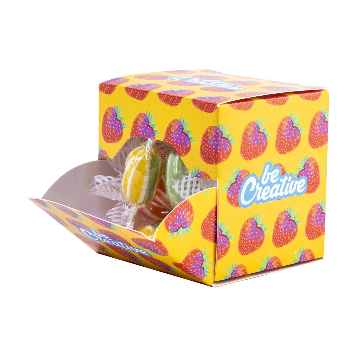 Individuelle Süßigkeitenbox CreaCandy Cube