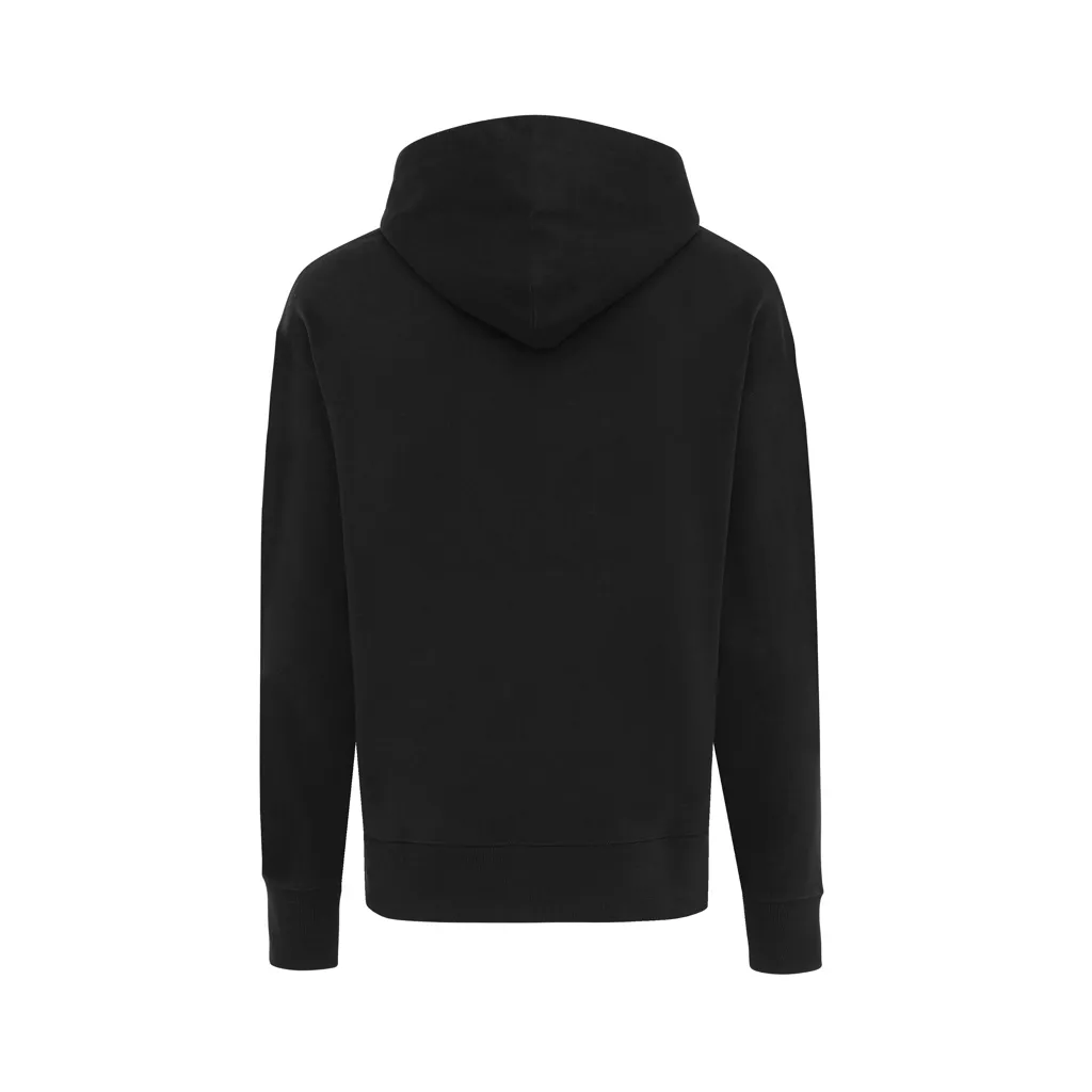 IQONIQ Yoho Relax-Hoodie aus recycelter Baumwolle, schwarz – Bild 2