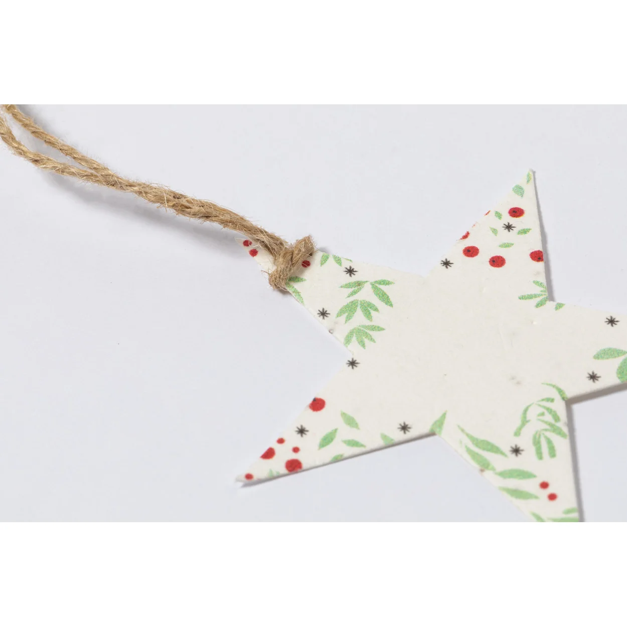Christbaumschmuck Nuvli, Stern, natur – Bild 2