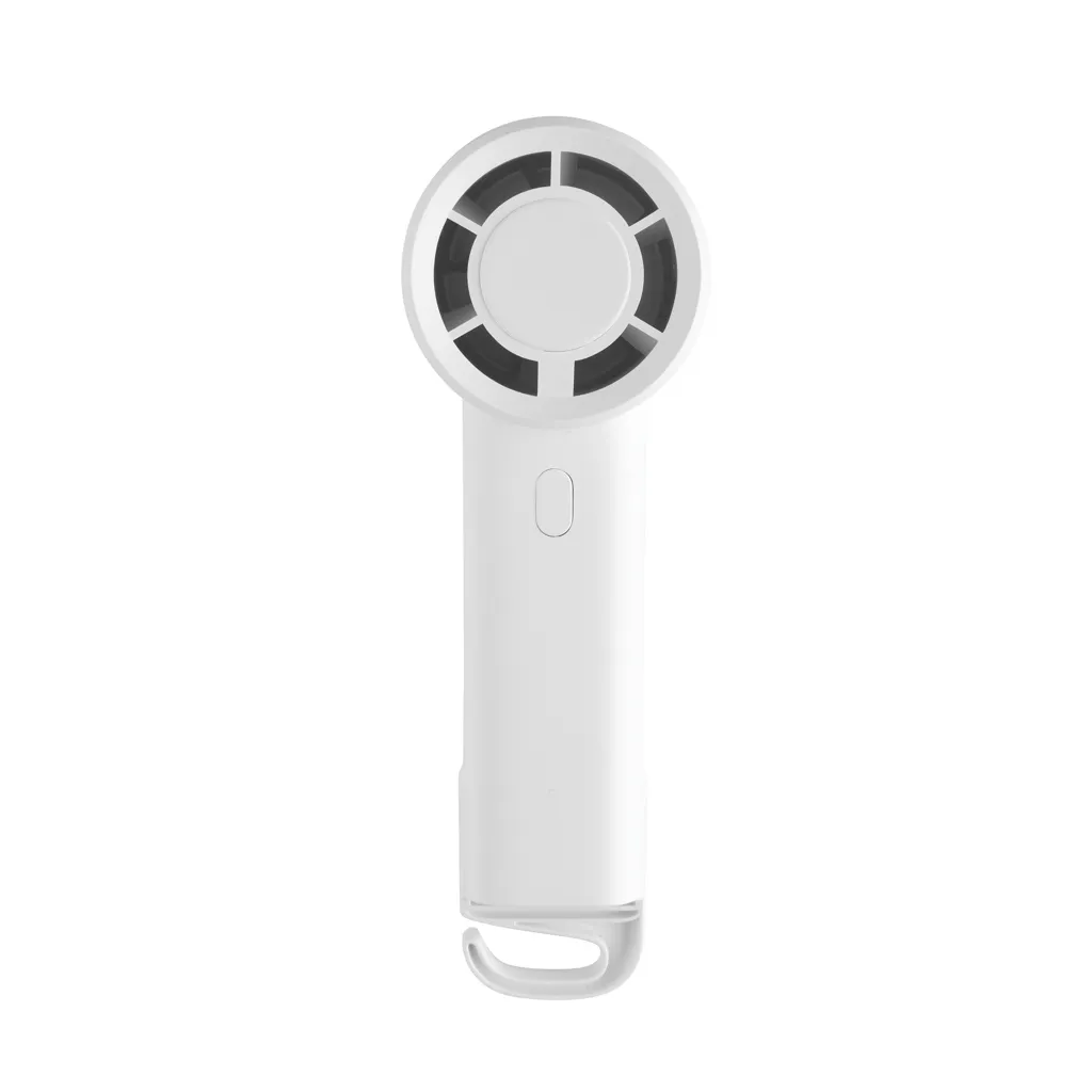 Twist wiederaufladbarer tragbarer Ventilator aus RCS rABS, weiß – Bild 6