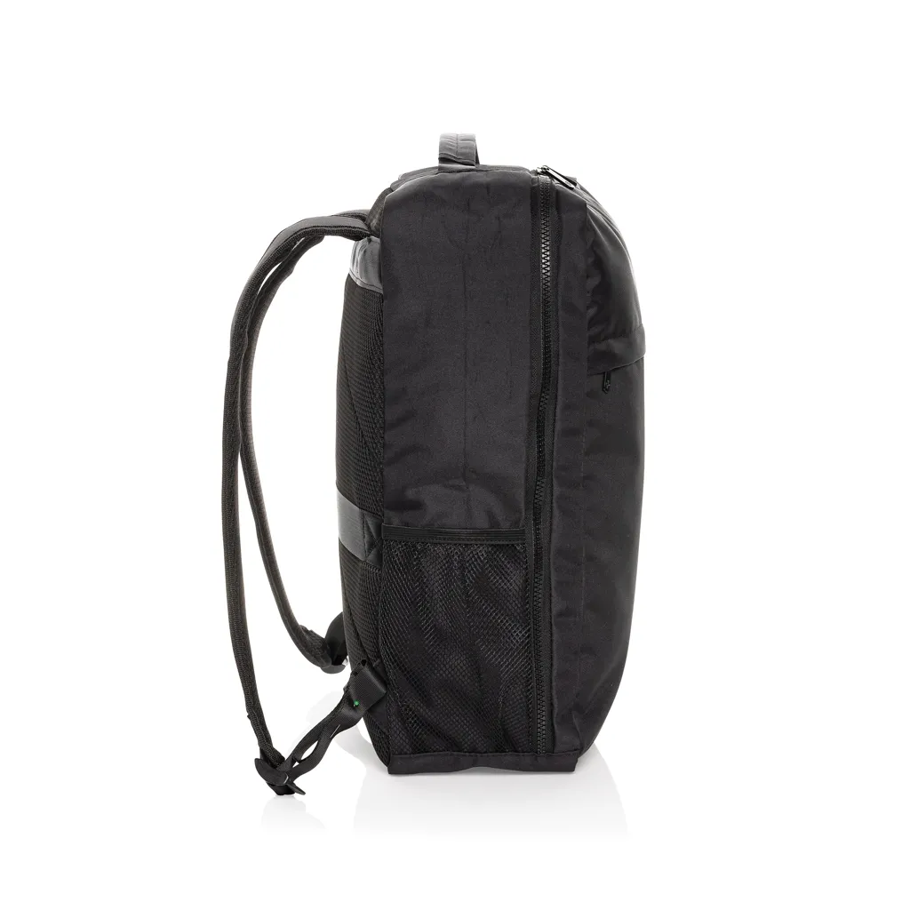 Swiss Peak Aware™ RPET Essential 15.6" Laptop-Rucksack, schwarz – Bild 3