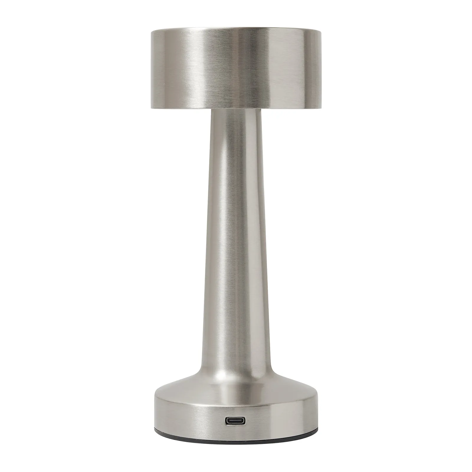 MUSHROOM - Edelstahl-Tischlampe, silber – Bild 3