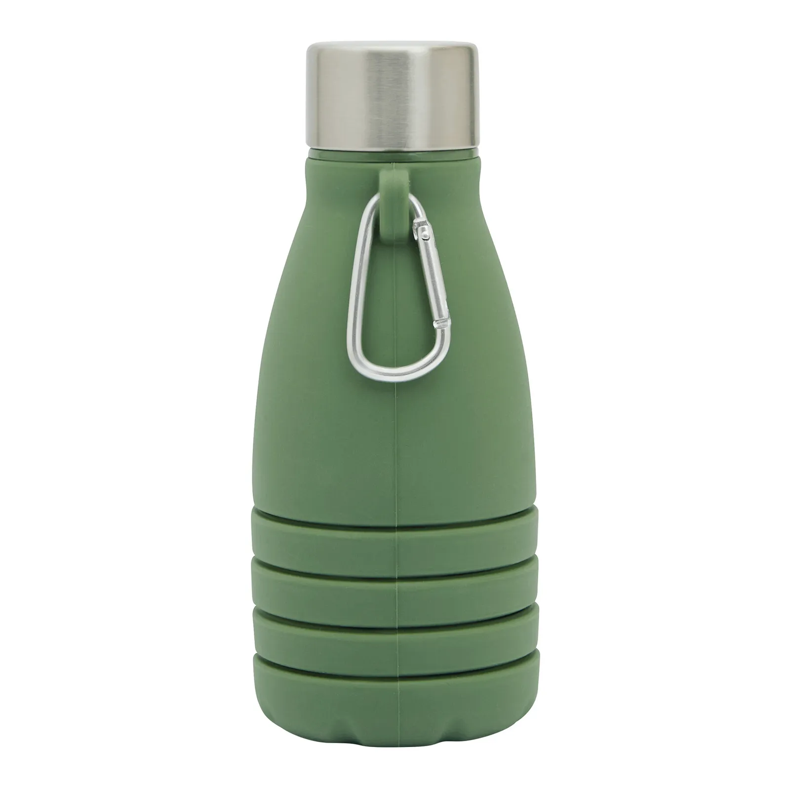 BIG GETS SMALL - Faltbare Trinkflasche, olivgrün – Bild 4