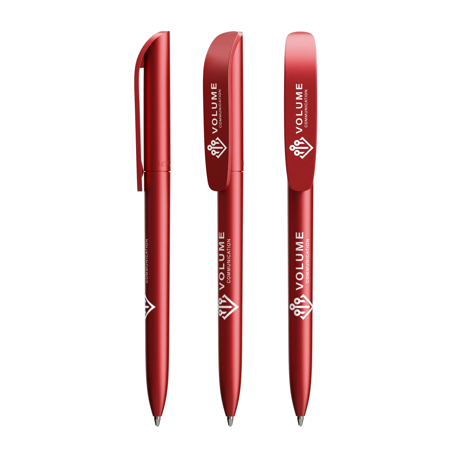 BIC® Super Clip Glacé, Rotes Glacé – Bild 2