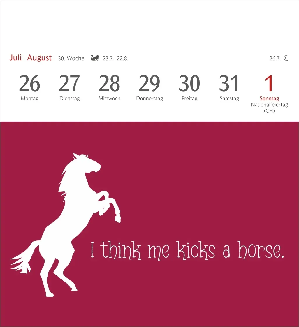 Now I know how the rabbit runs Postkartenkalender 2027 – Bild 12