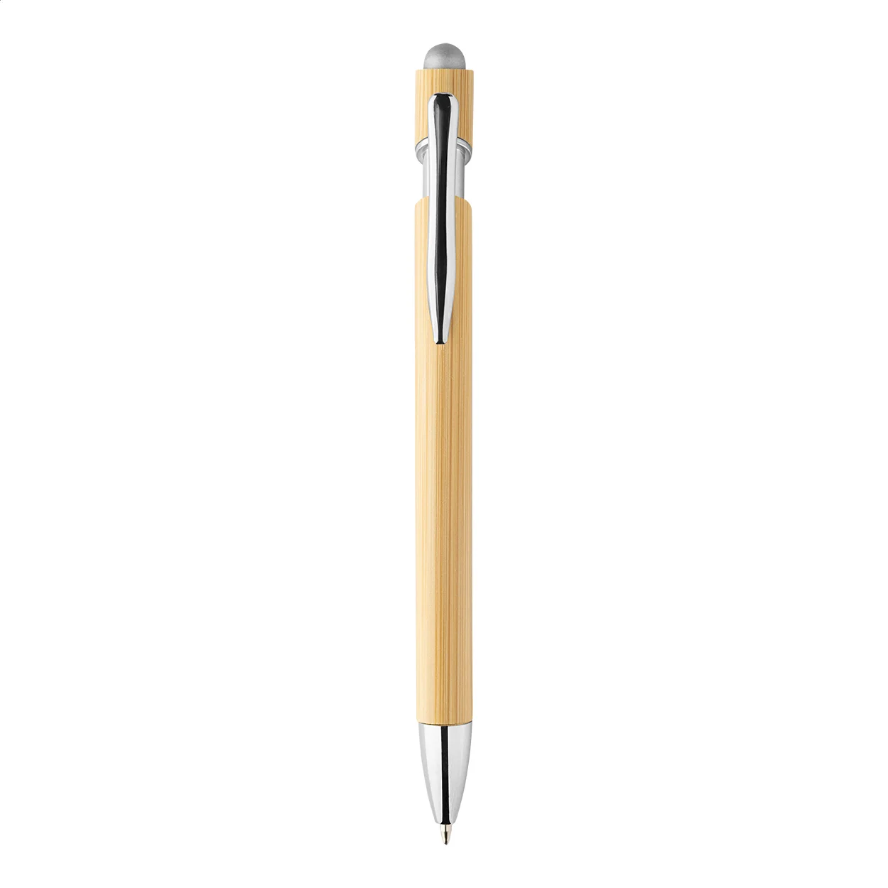 Touchpen-Kugelschreiber Tonnel Boo, silber – Bild 3