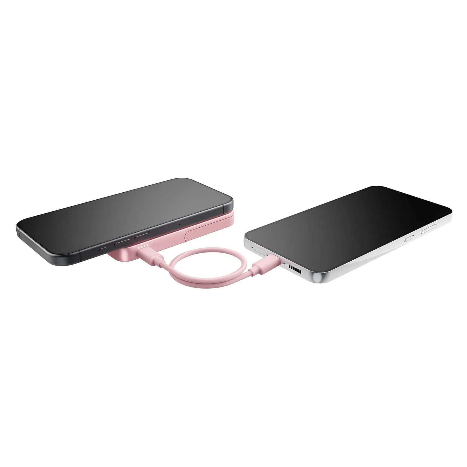 Fresh 'n Rebel Magnetische kabellose Powerbank 5000 mAh, Pastellrosa – Bild 9