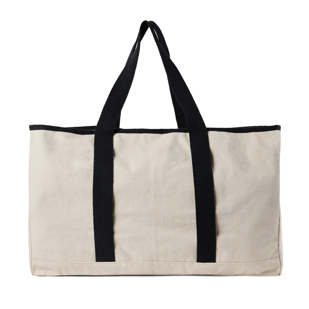VINGA Volonne AWARE™ Strandtasche aus recyceltem Canvas, off white – Bild 2