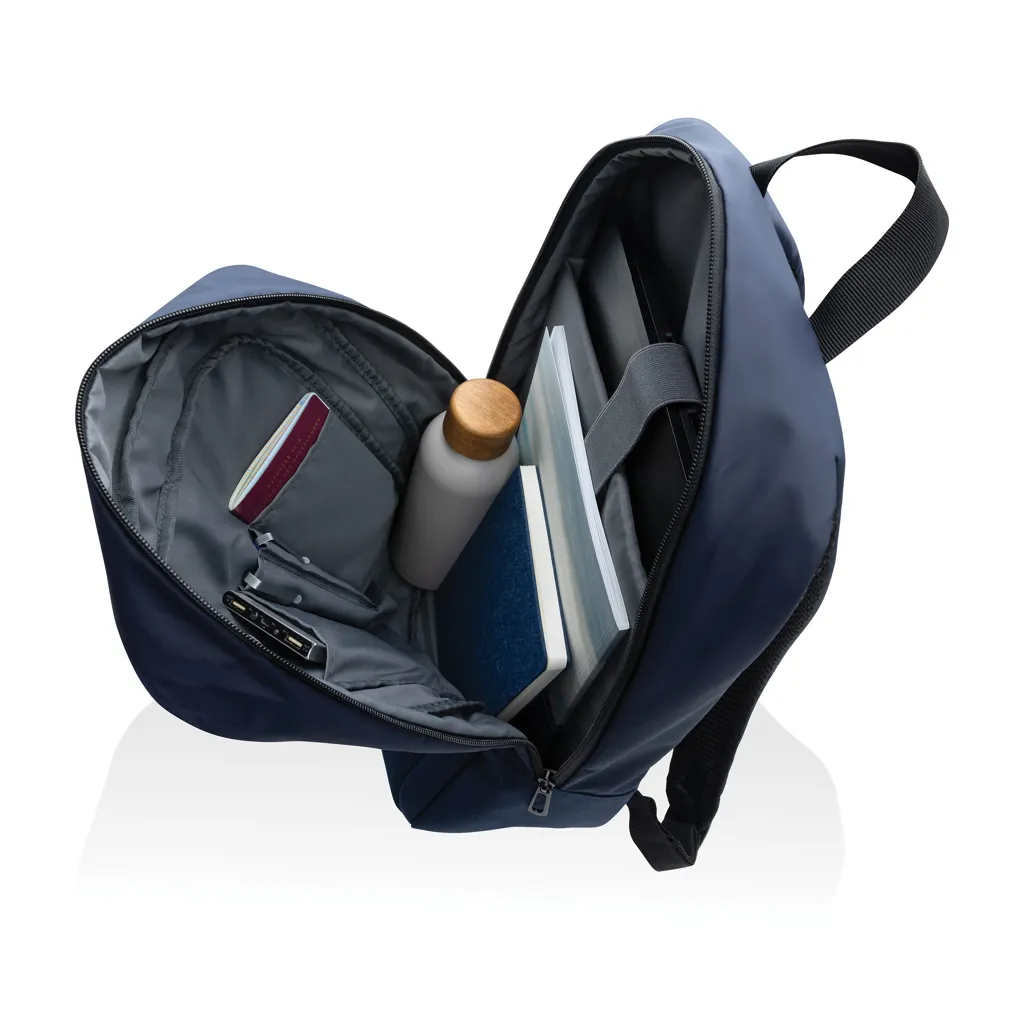 Armond AWARE™ RPET 15.6" Basic Laptop-Rucksack, navy blau – Bild 5