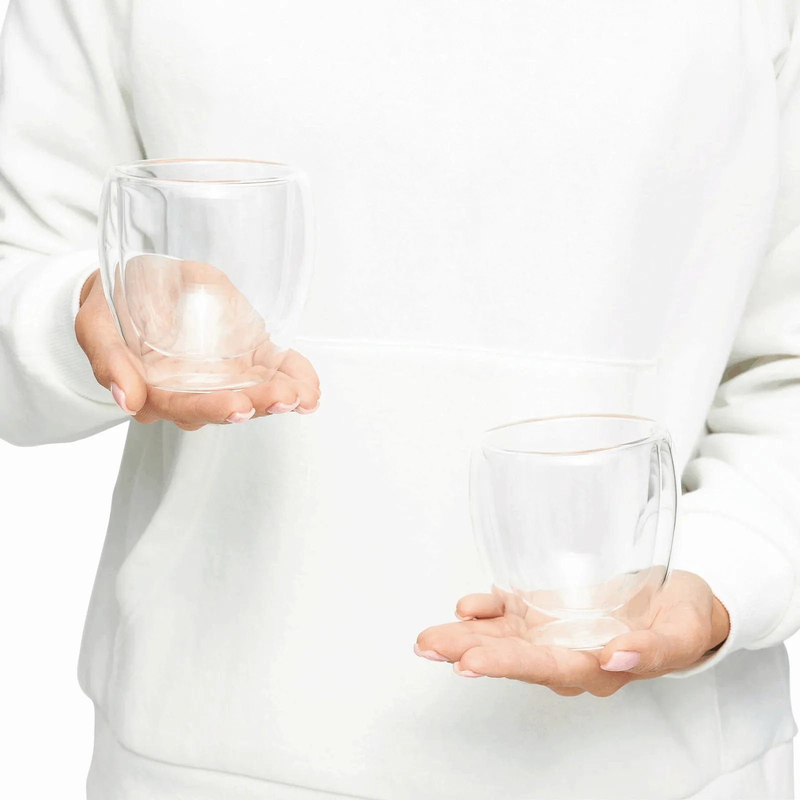 DRINK LINE M - Gläser-Set, doppelwandig: 2er-Set transparent, transparent – Bild 8