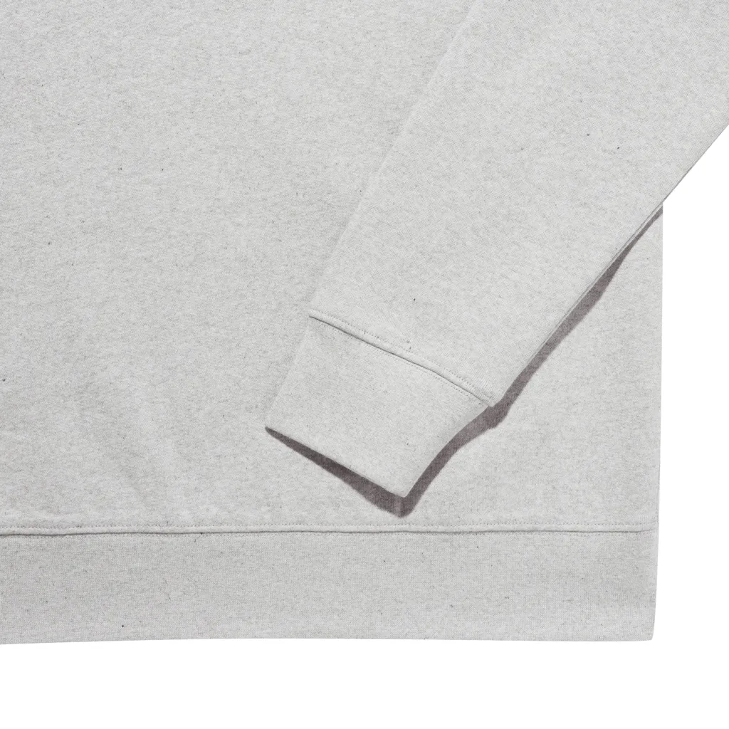 IQONIQ Etosha Lightweight Sweater aus recycelter Baumwolle, light heather grey – Bild 3
