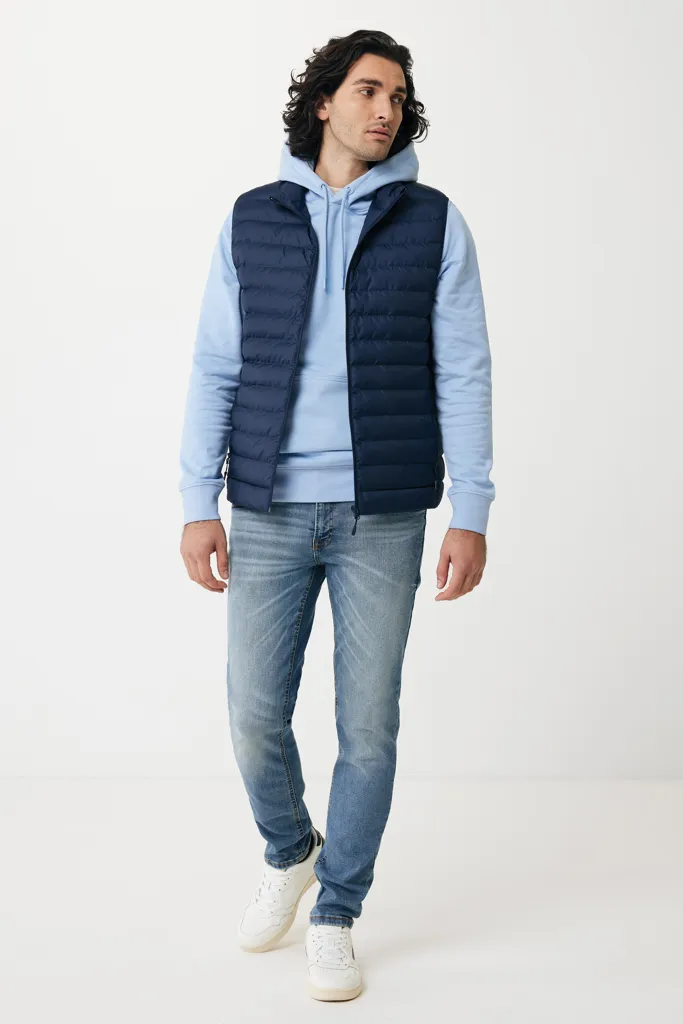 IQONIQ Meru Herren Bodywarmer aus recyceltem Polyester, navy blau – Bild 6