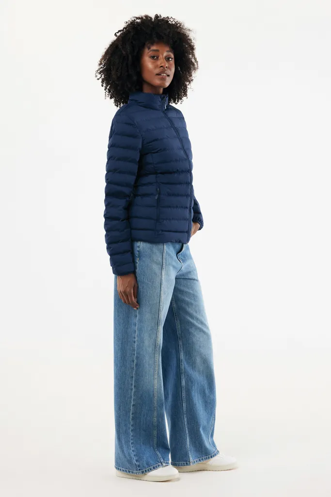 IQONIQ Maiko Damen Steppjacke aus recyceltem Polyester, navy blau – Bild 6