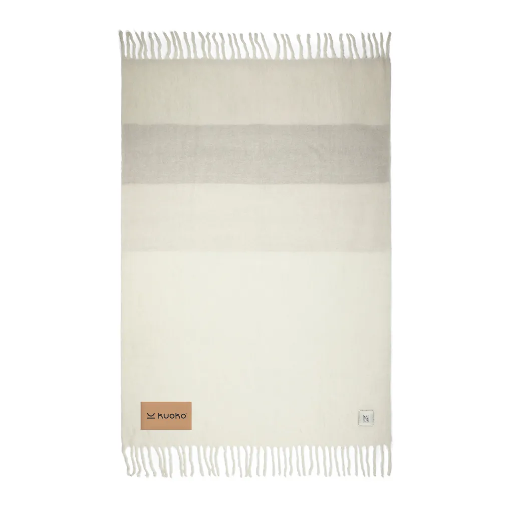 VINGA Saletto Decke aus Wollgemisch, beige – Bild 4