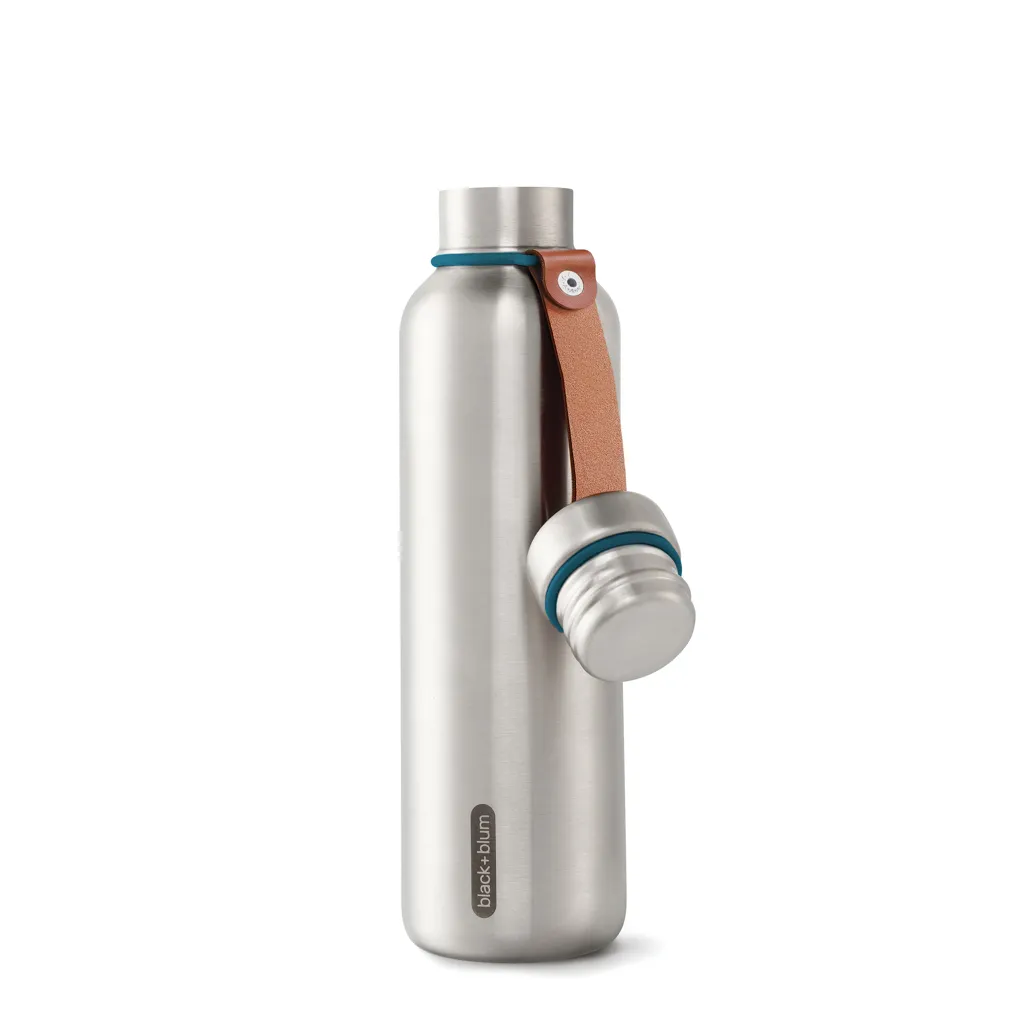 Black+Blum isolierte Wasserflasche groß, 750ml, turkis – Bild 2