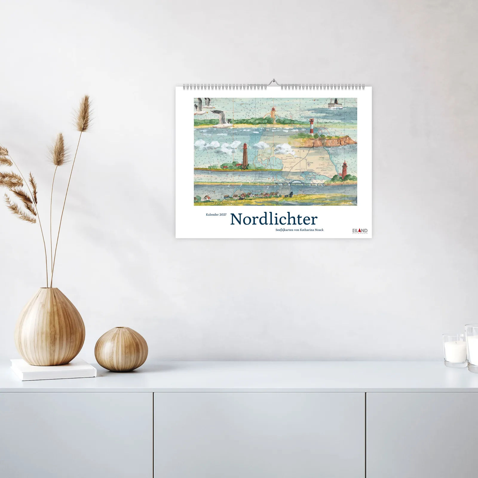 Nordlichter - See(h)karten Wandkalender 2027 – Bild 14