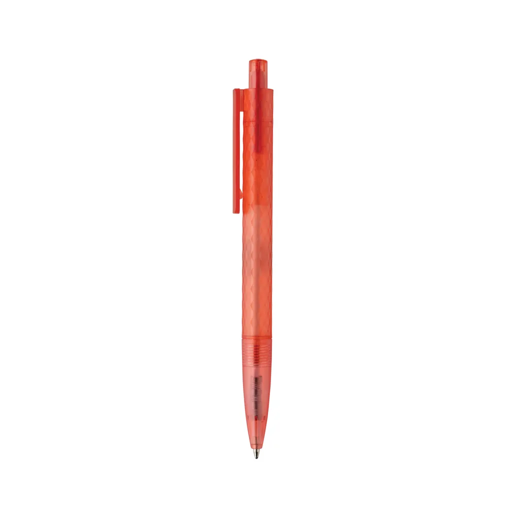 X3 Frosted-Pen aus GRS recyceltem PC, rot – Bild 2