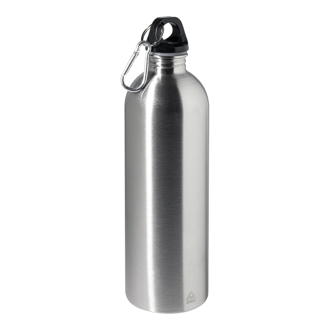 Flasche Ressuto XL aus recyceltem Edelstahl, silber – Bild 5