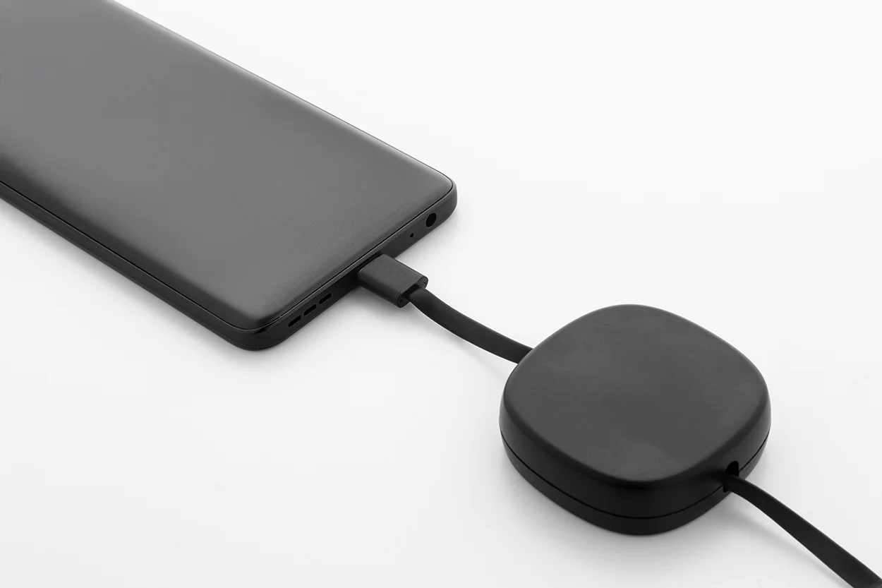 60W USB-C-Ladekabel RABS Cabsle, schwarz – Bild 2