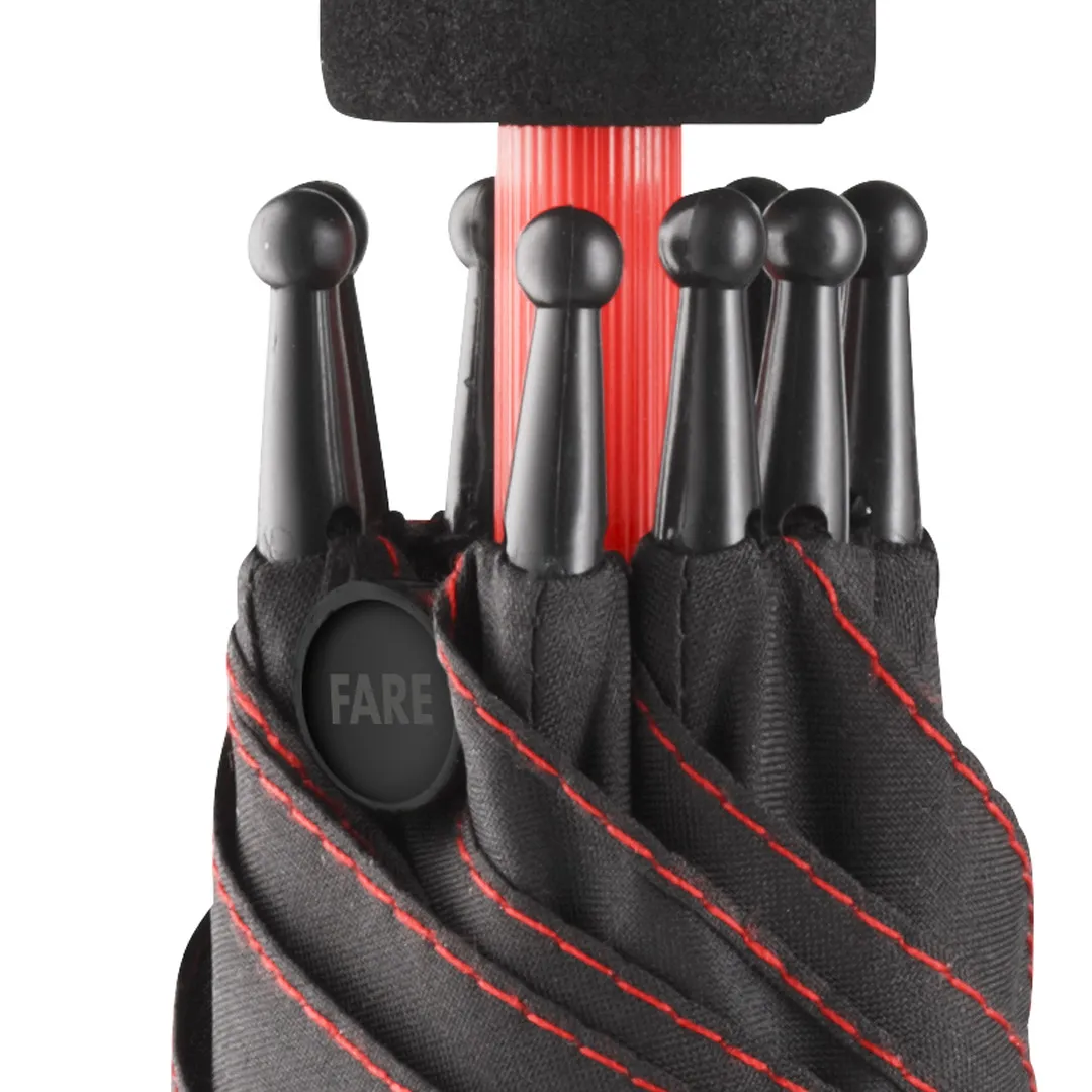 AC-Stockschirm Colorline, schwarz-rot – Bild 5
