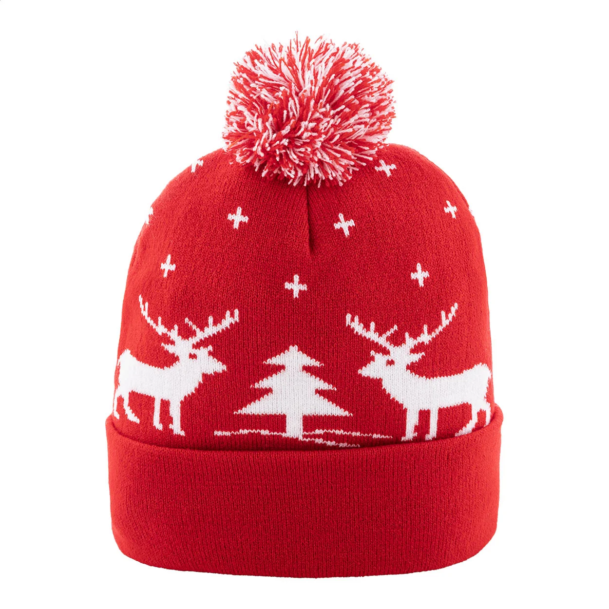 Weihnachtswintermütze Skandimos, rot – Bild 2