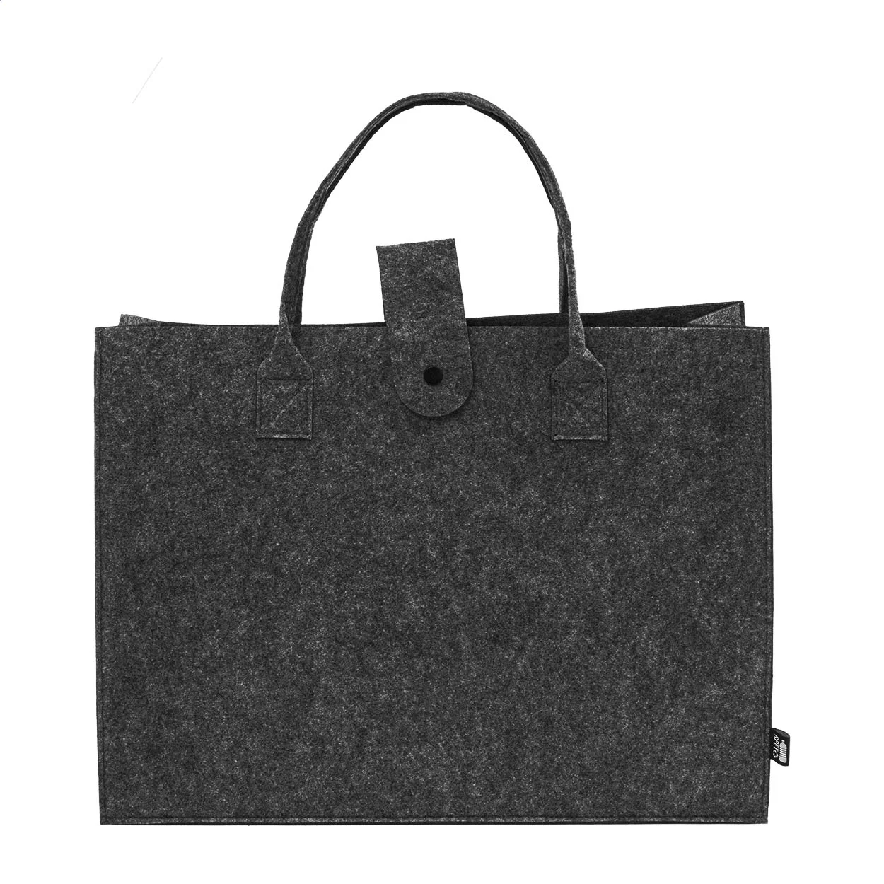 Einkaufstasche RPET Refelt Shop Lux, dunkelgrau – Bild 2