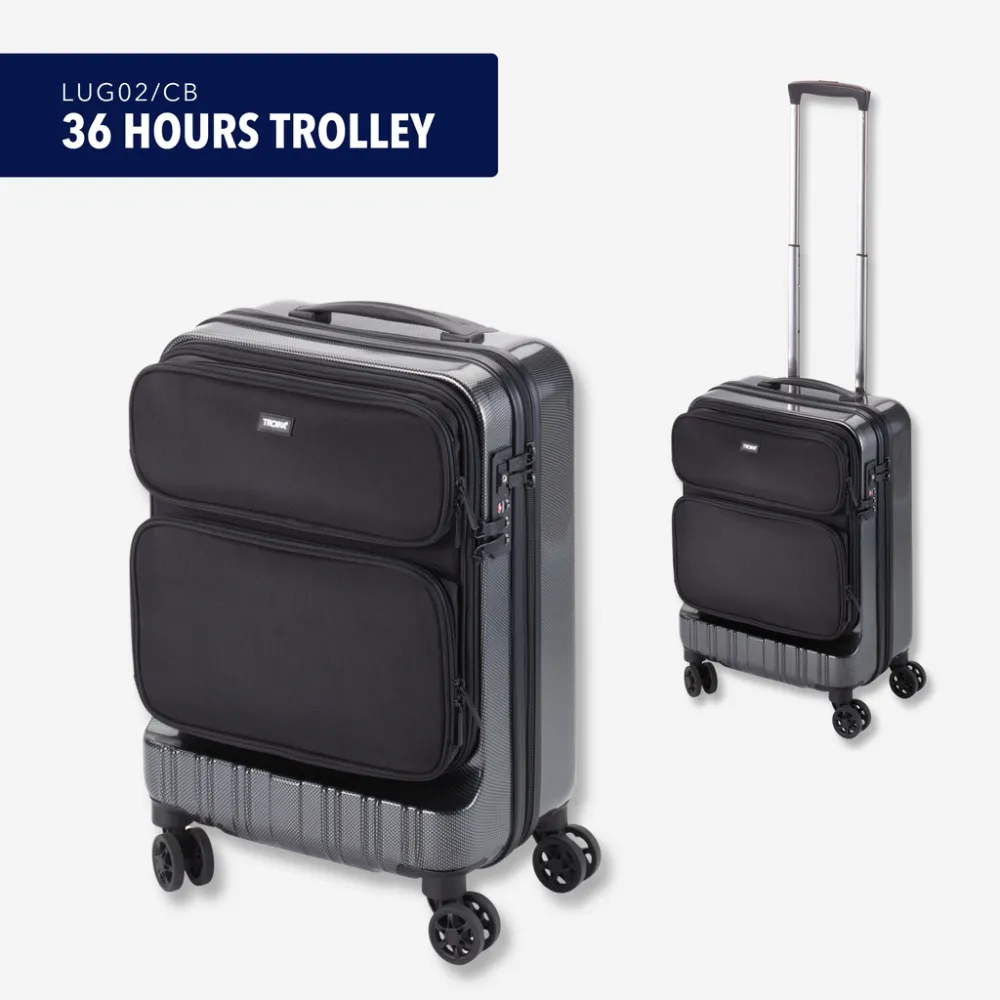 Business-Trolley 36 HOURS TROLLEY, carbon – Bild 9