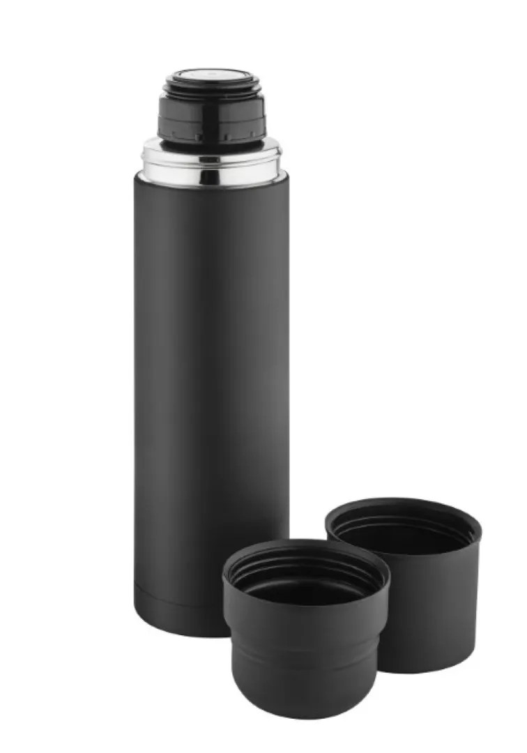 Thermoskanne "DoubleCupDesign", schwarz – Bild 2