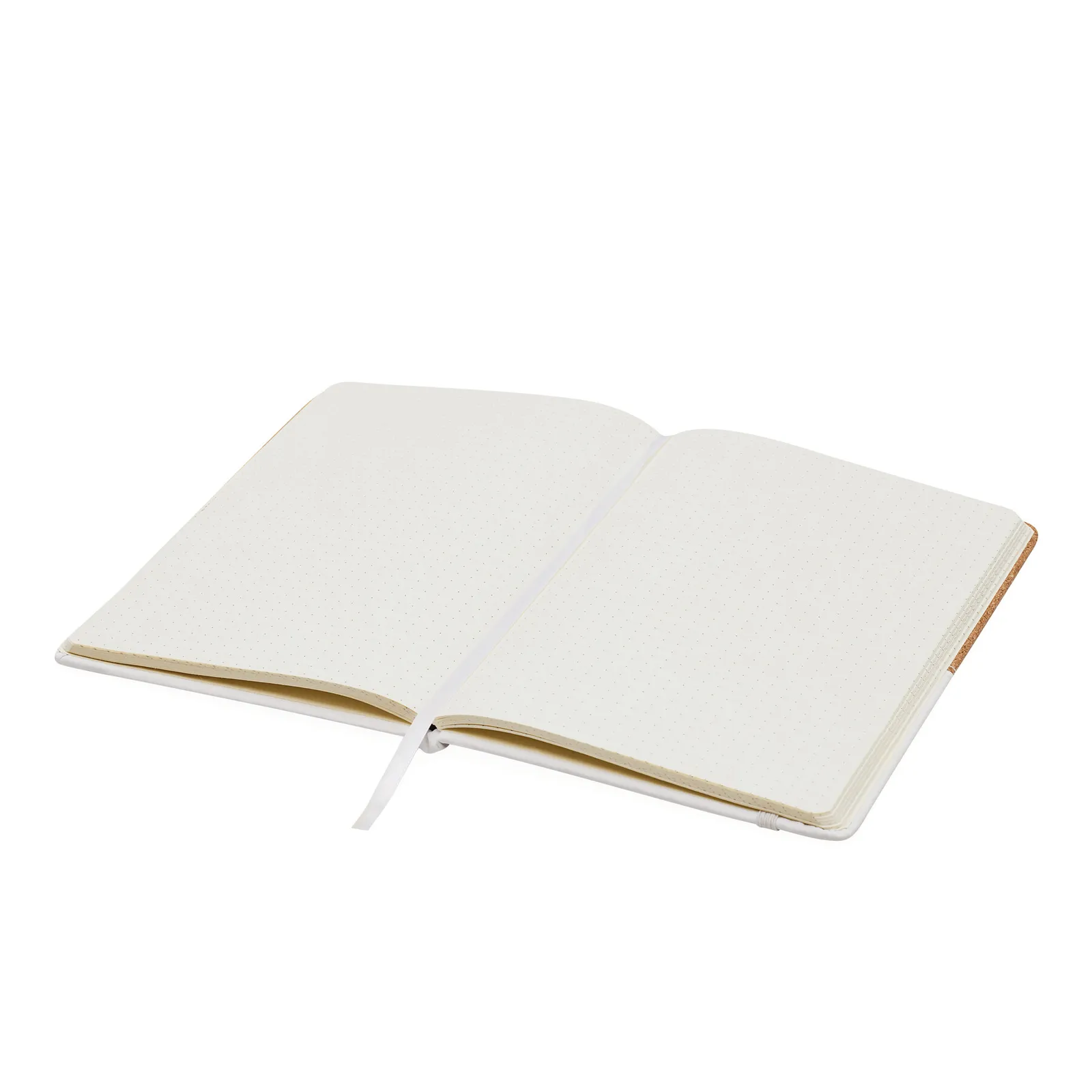 CORKY - Notizbuch im DIN-A5-Format, braun, weiß – Bild 2