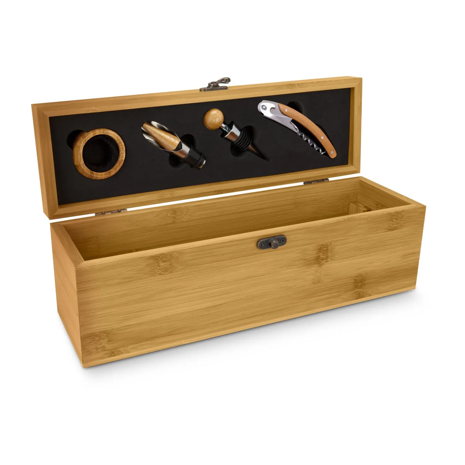 ROMINOX® Weinaccessoirekiste // Vino Bamboo, braun – Bild 2