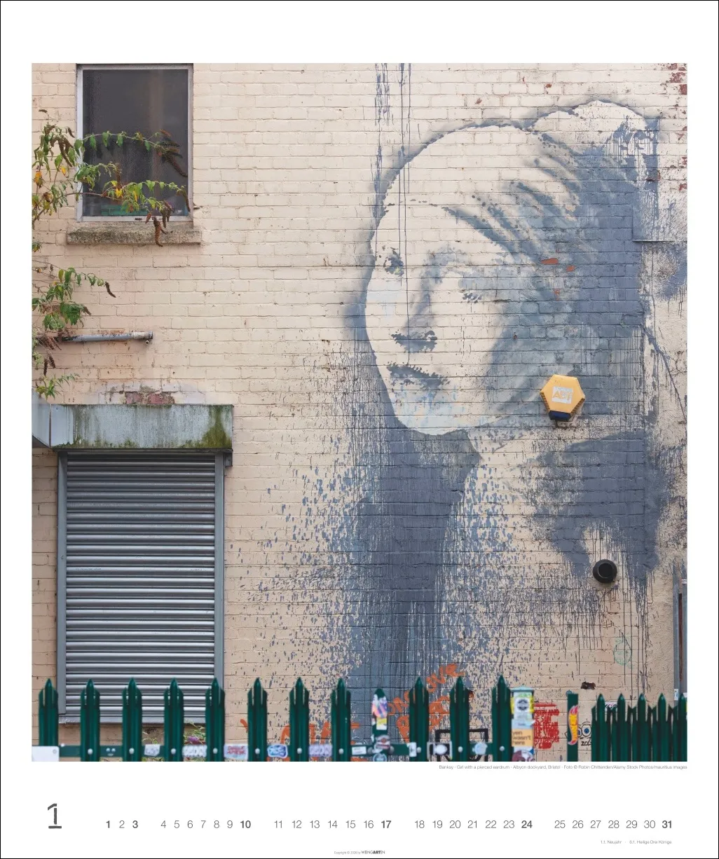 Banksy Edition Wandkalender 2027 – Bild 2