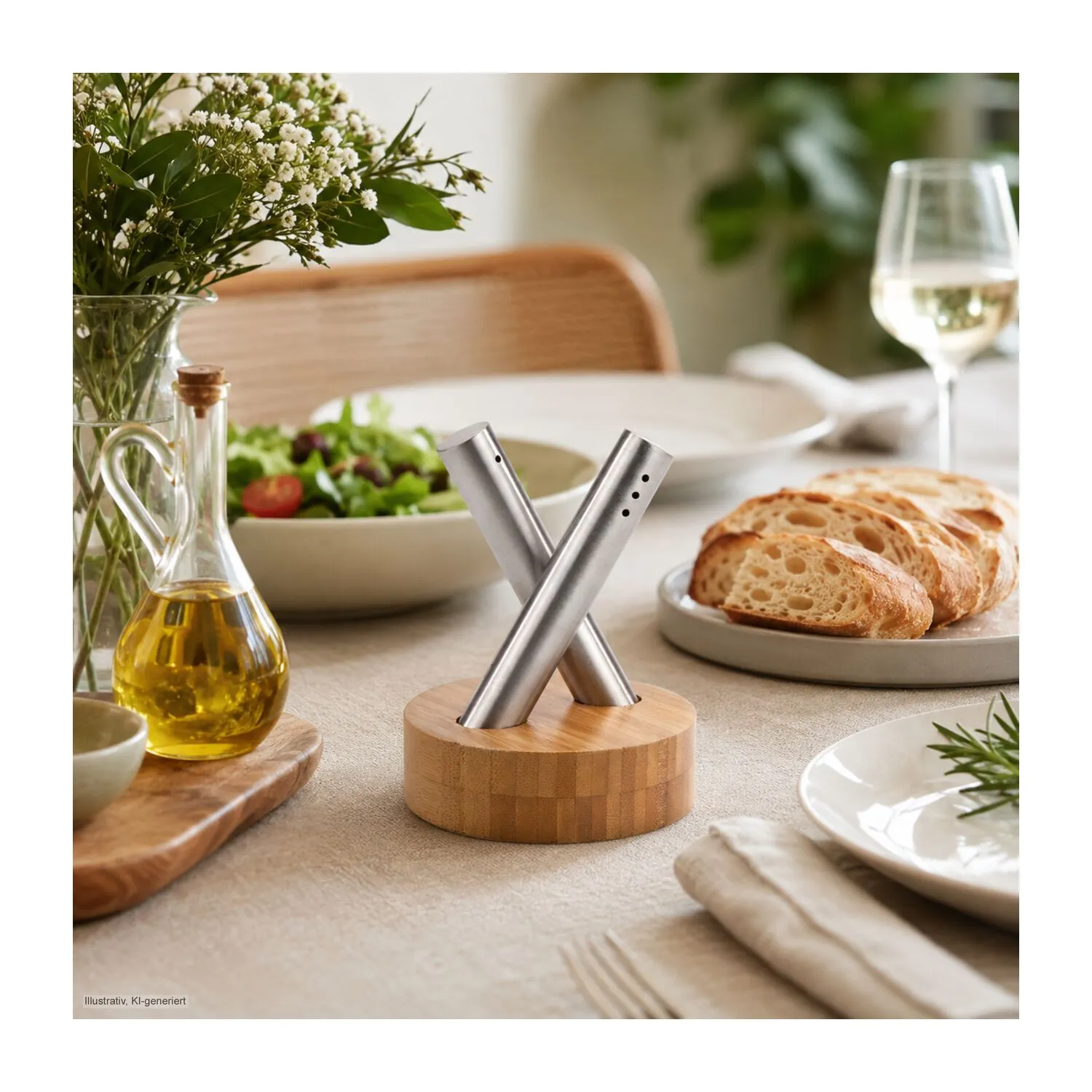 ROMINOX® Salz- & Pfefferstreuer // Quera, braun – Bild 5