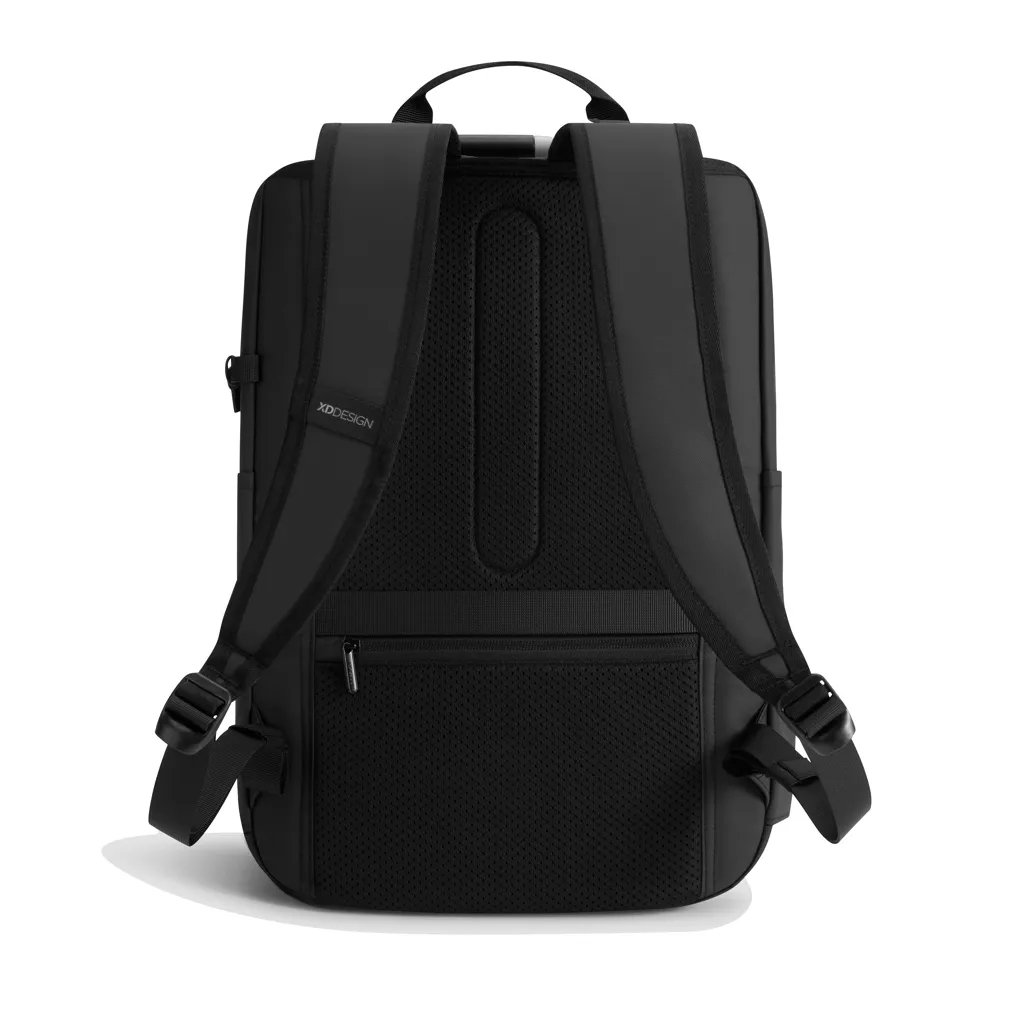 Urban wasserabweisender Anti-Diebstahl Rucksack, schwarz – Bild 2