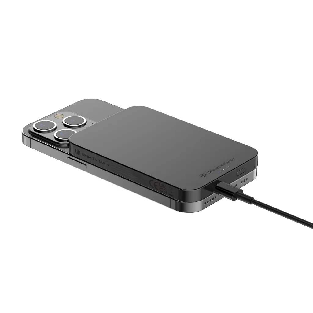 Urban Vitamin Richmond 5000mAh Powerbank aus RCS Plastik/Alu, schwarz – Bild 5
