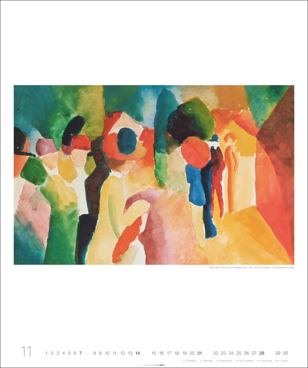 August Macke Edition Wandkalender 2027 – Bild 12