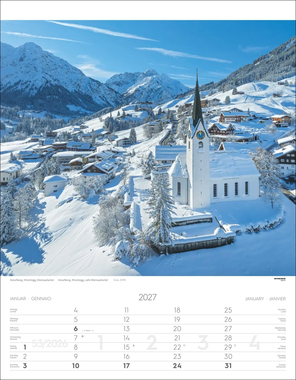Österreich Wandkalender 2027 – Bild 2