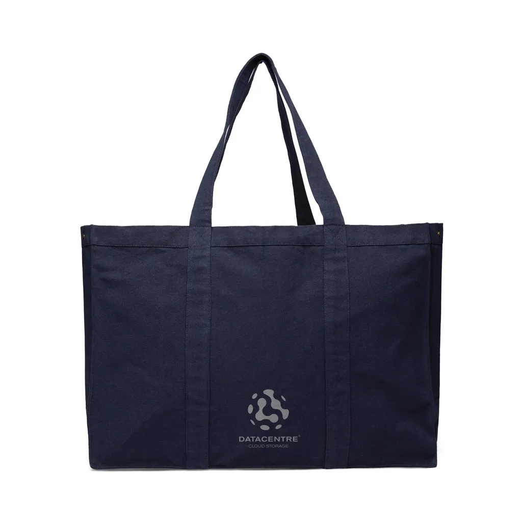 VINGA Hilo AWARE™ Maxi-Tasche aus recyceltem Canvas, navy blau – Bild 3