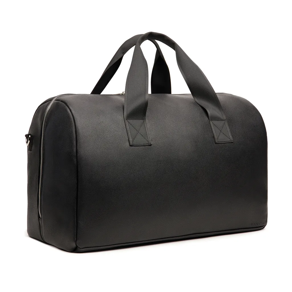 VINGA Bermond Wochenendtasche aus RCS recyceltem PU, schwarz – Bild 6
