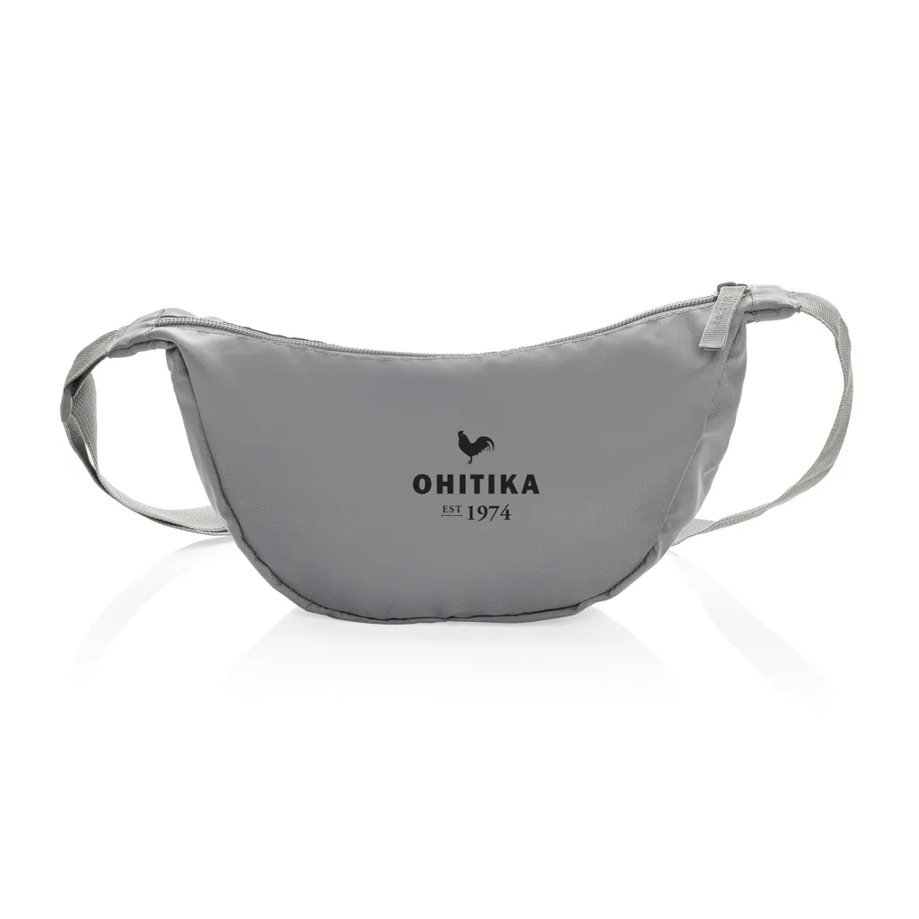 Crescent AWARE™ RPET Half-Moon Sling Tasche, Silbergrau – Bild 5