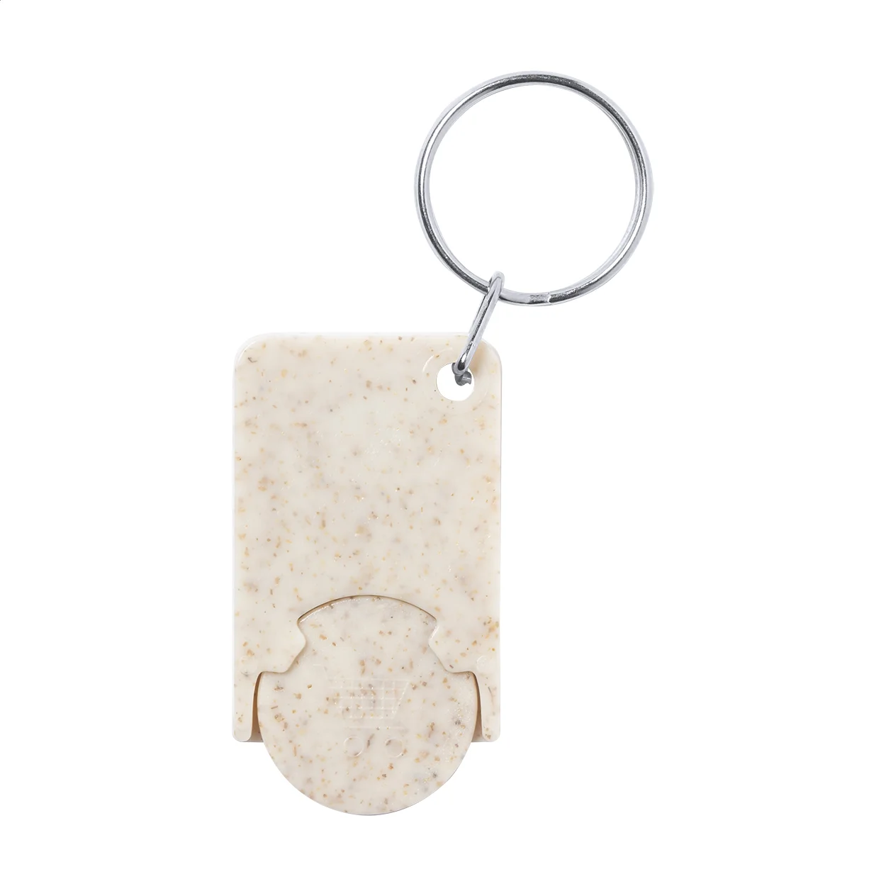 Einkaufswagen-Chip/Schlüsselanhänger Prolex, natur – Bild 2