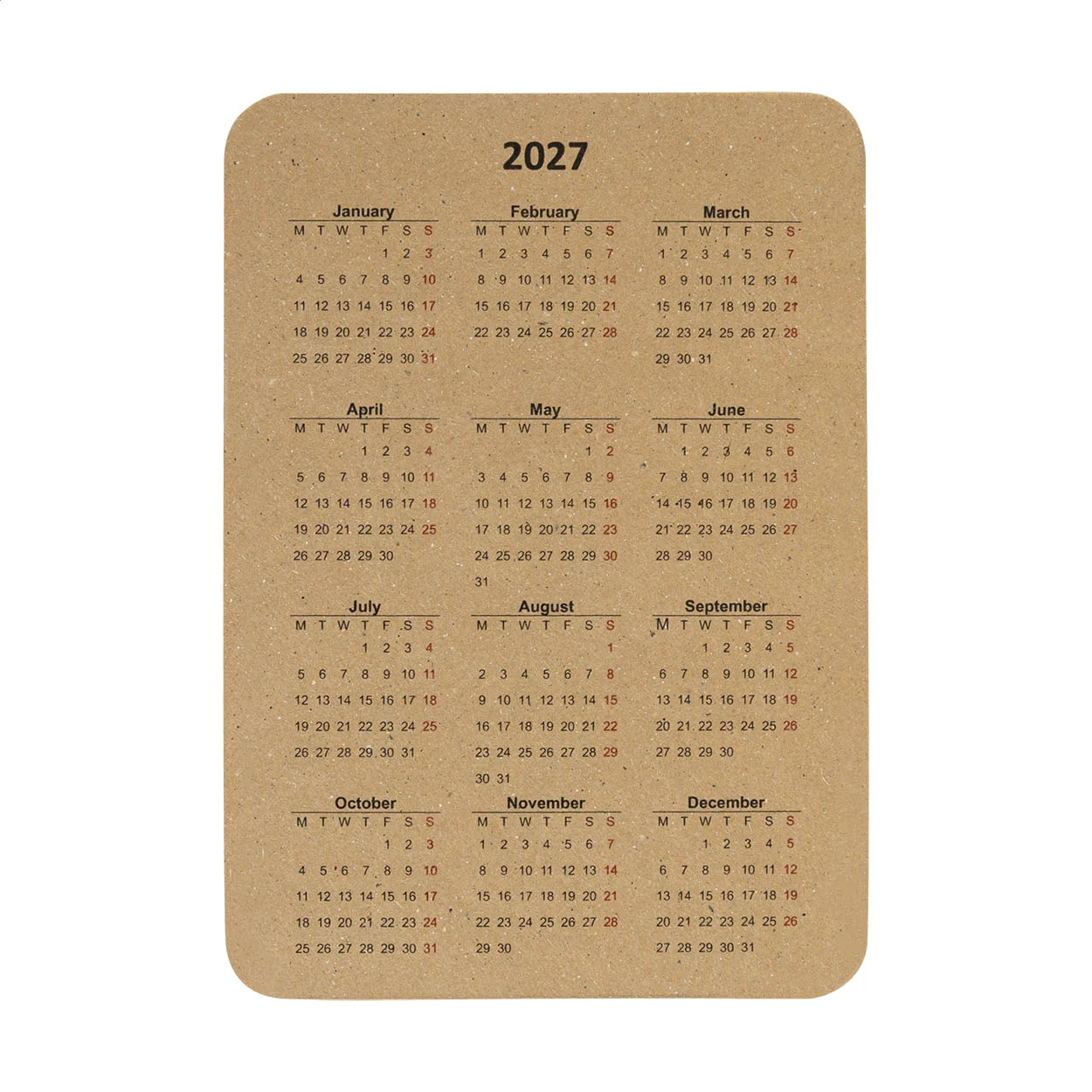 Individueller Taschenkalender CreaDate Pocket Eco, weiß – Bild 3