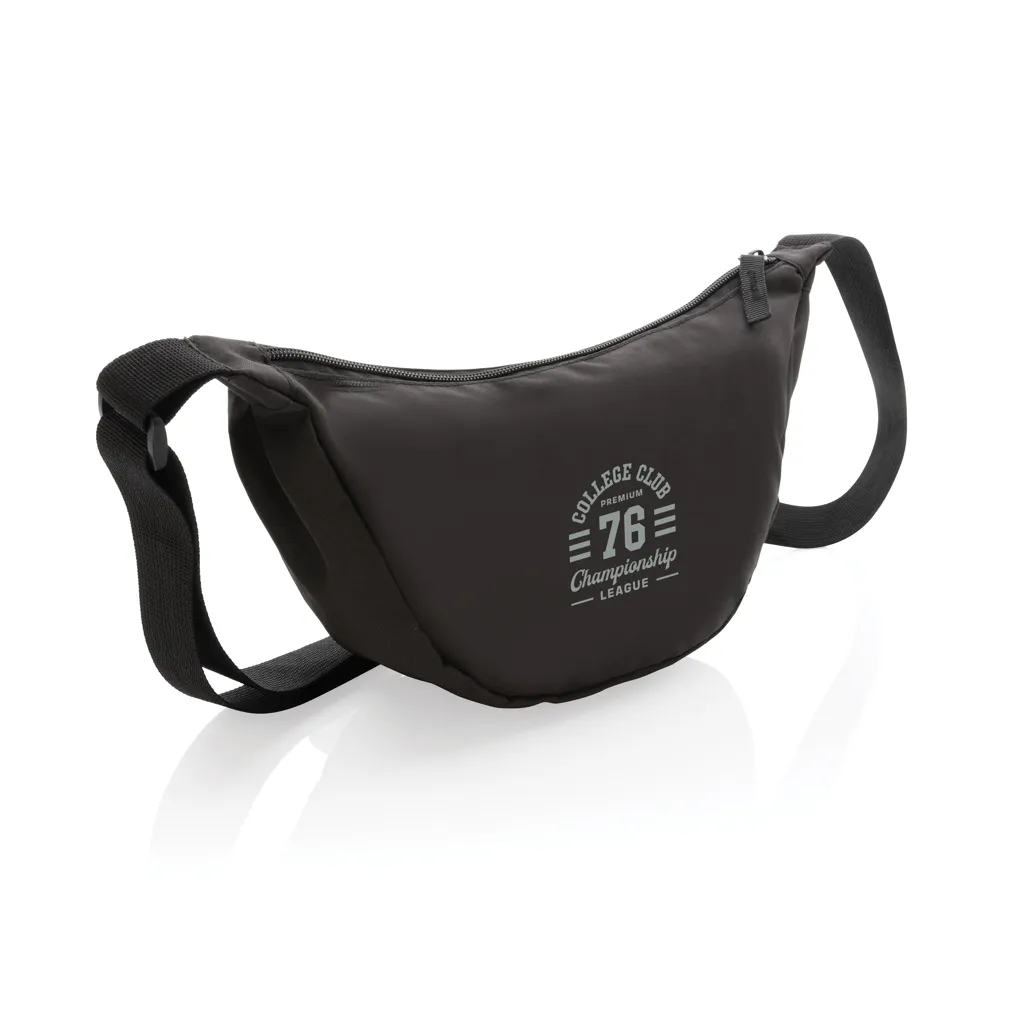 Crescent AWARE™ RPET Half-Moon Sling Tasche, schwarz – Bild 5