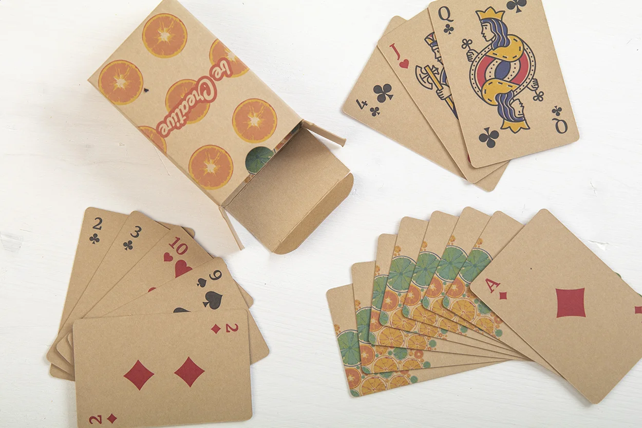 Individuelle Spielkarten CreaCard Eco, natur – Bild 8
