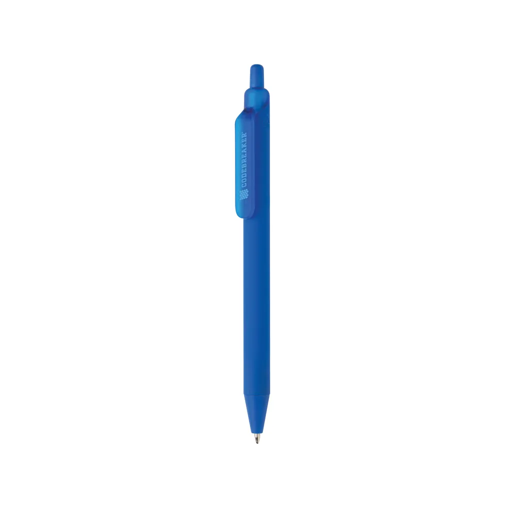Tide Smooth Touch Stift aus GRS zertifiziert recyceltem ABS, blau – Bild 4