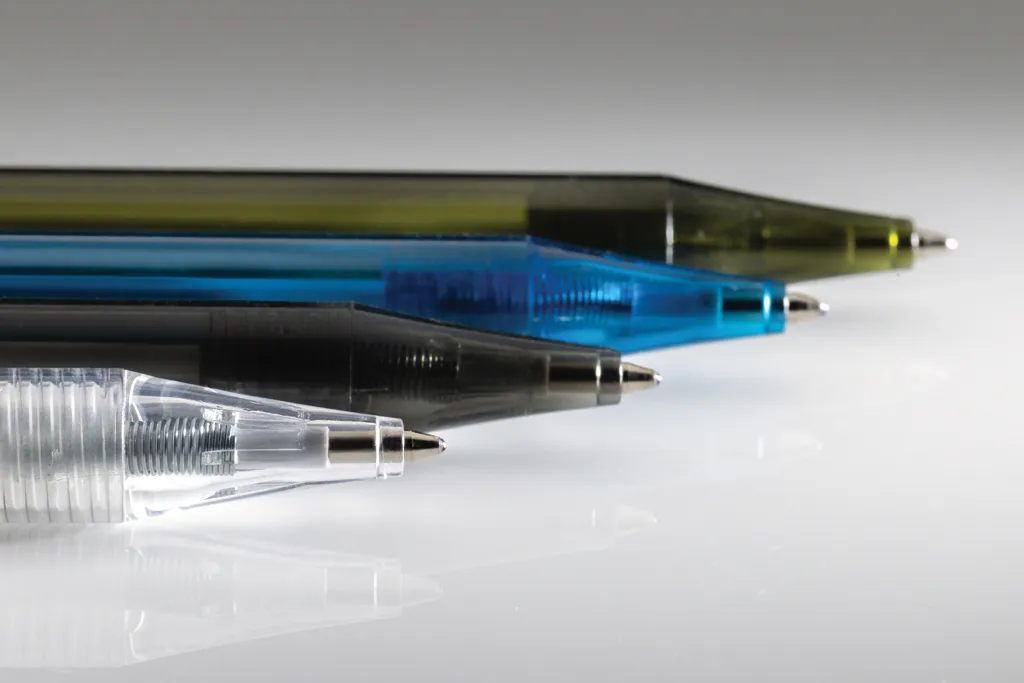 GRS rPET X8 transparenter Stift, schwarz – Bild 5