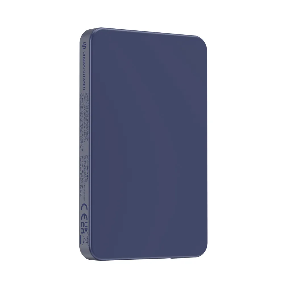 Urban Vitamin Marin 5.000mAh magnet. 15W Wireless Powerbank, blau – Bild 4