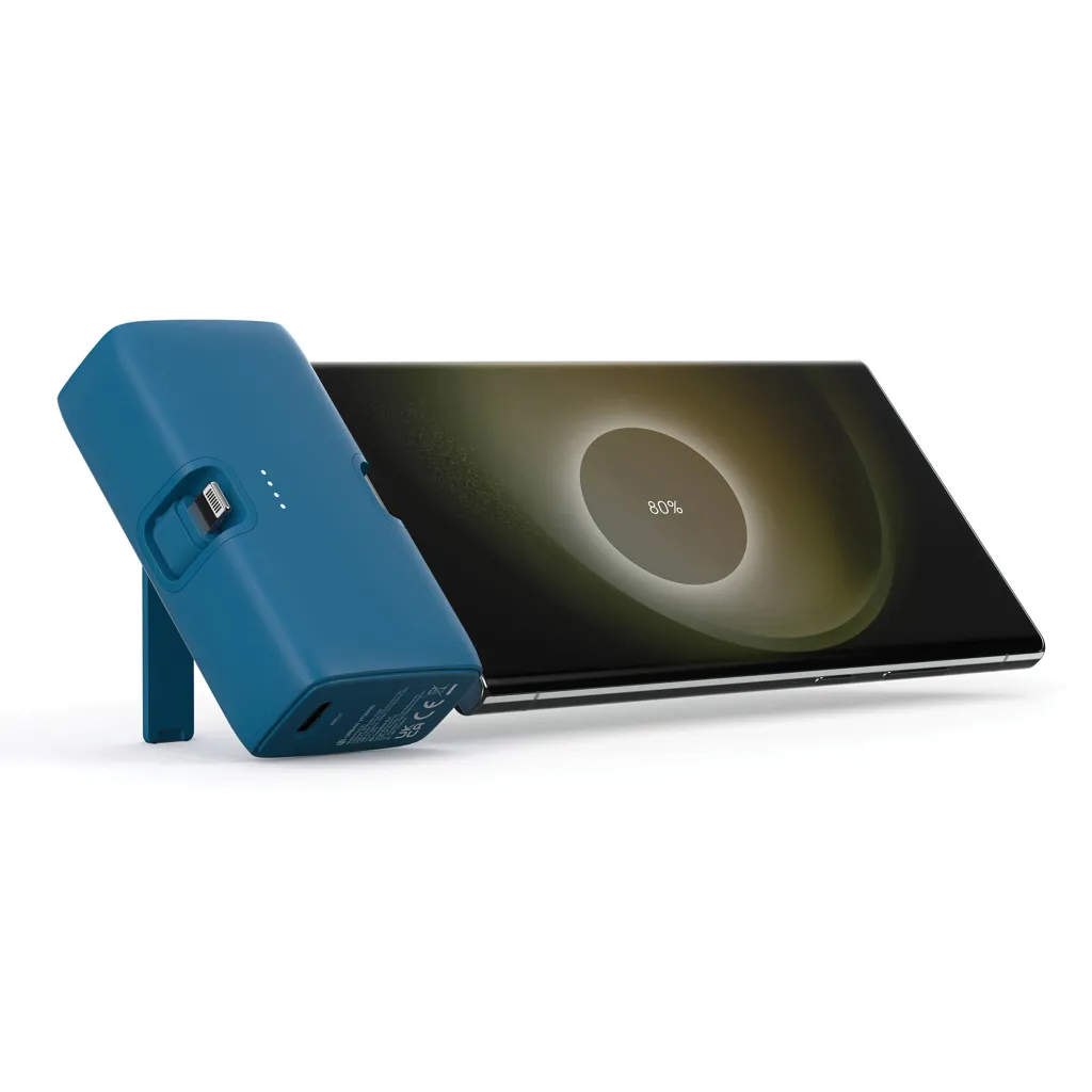 Urban Vitamin Los Angeles 20W Powerbank aus RCS rec. Plastik, blau – Bild 2