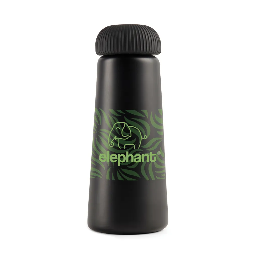 VINGA Erie 450ml Vakuumflasche aus RCS recyceltem Stahl, schwarz – Bild 2