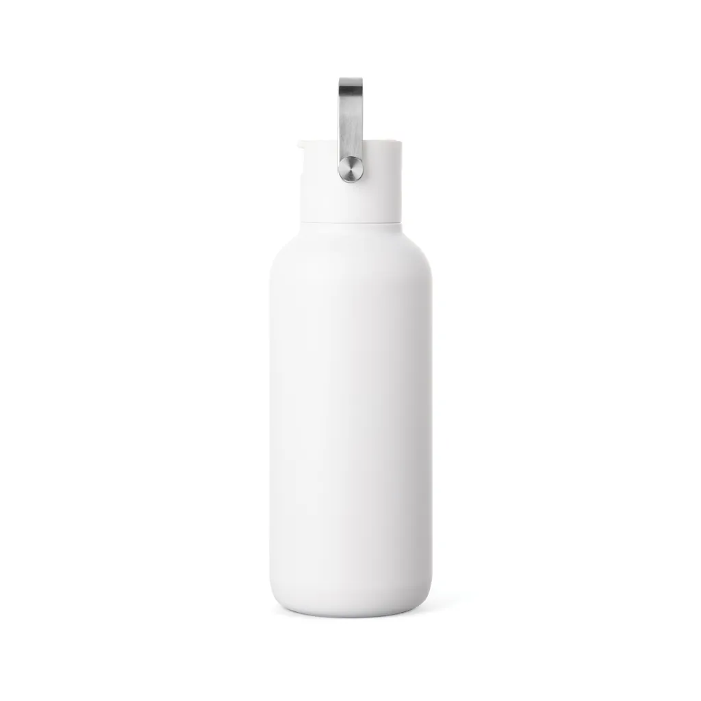 VINGA Cael RCS Stainless-Steel Trinkflasche 600ml, weiß – Bild 3