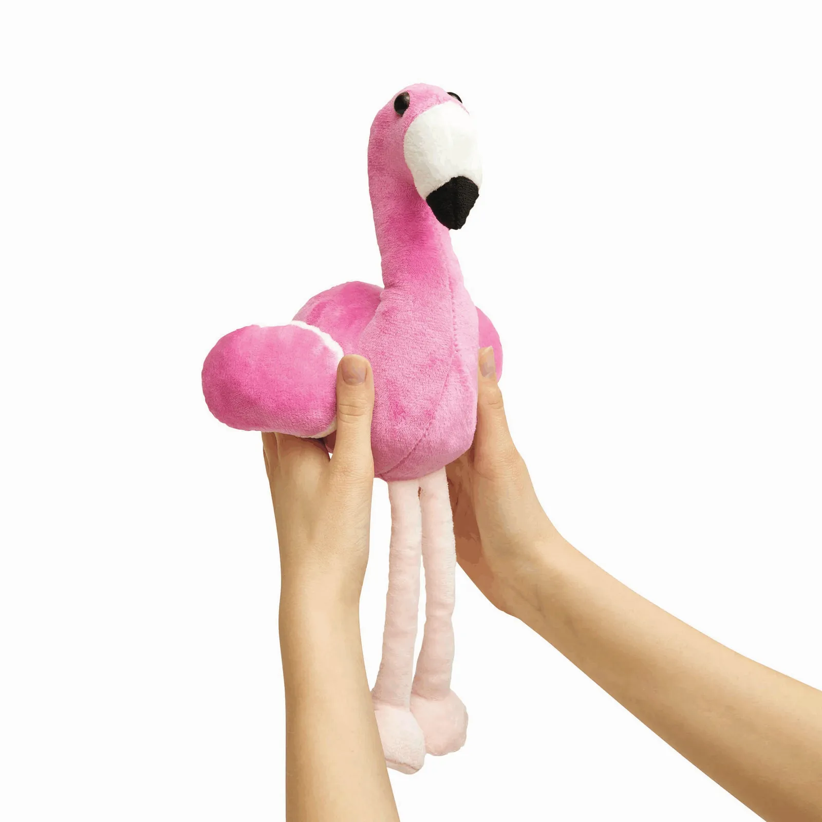 LUISA - Plüsch-Flamingo pink, schwarz, weiß, pink, schwarz – Bild 4